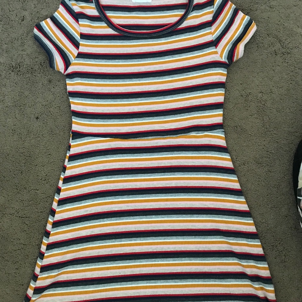 Stripped Mini Dress - Picture 2 of 3